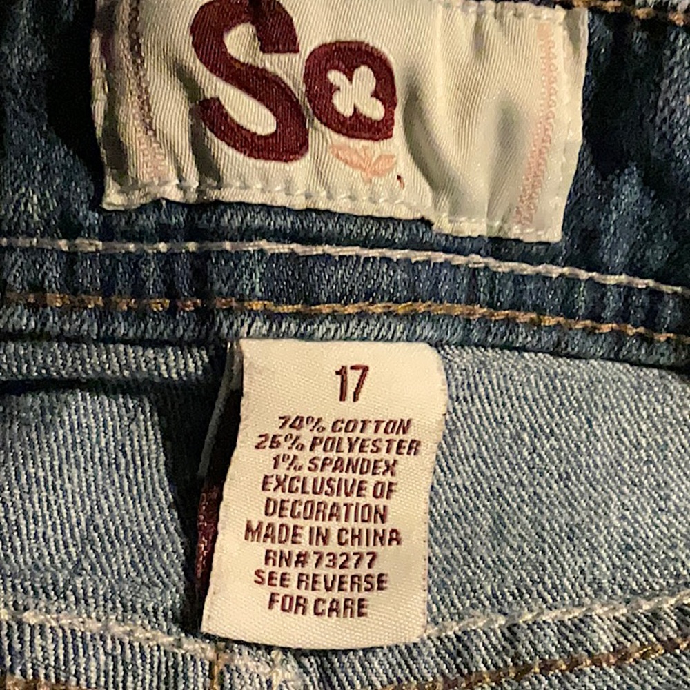 SONOMA Light Blue Jeans Size 17 (Junior’s). - Picture 7 of 8